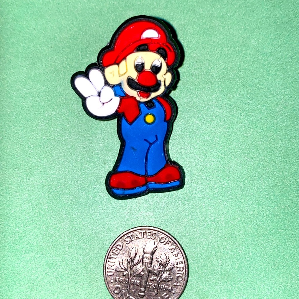 (10 for $15) Super Mario Bros Nintendo Crocs Shoe Charms